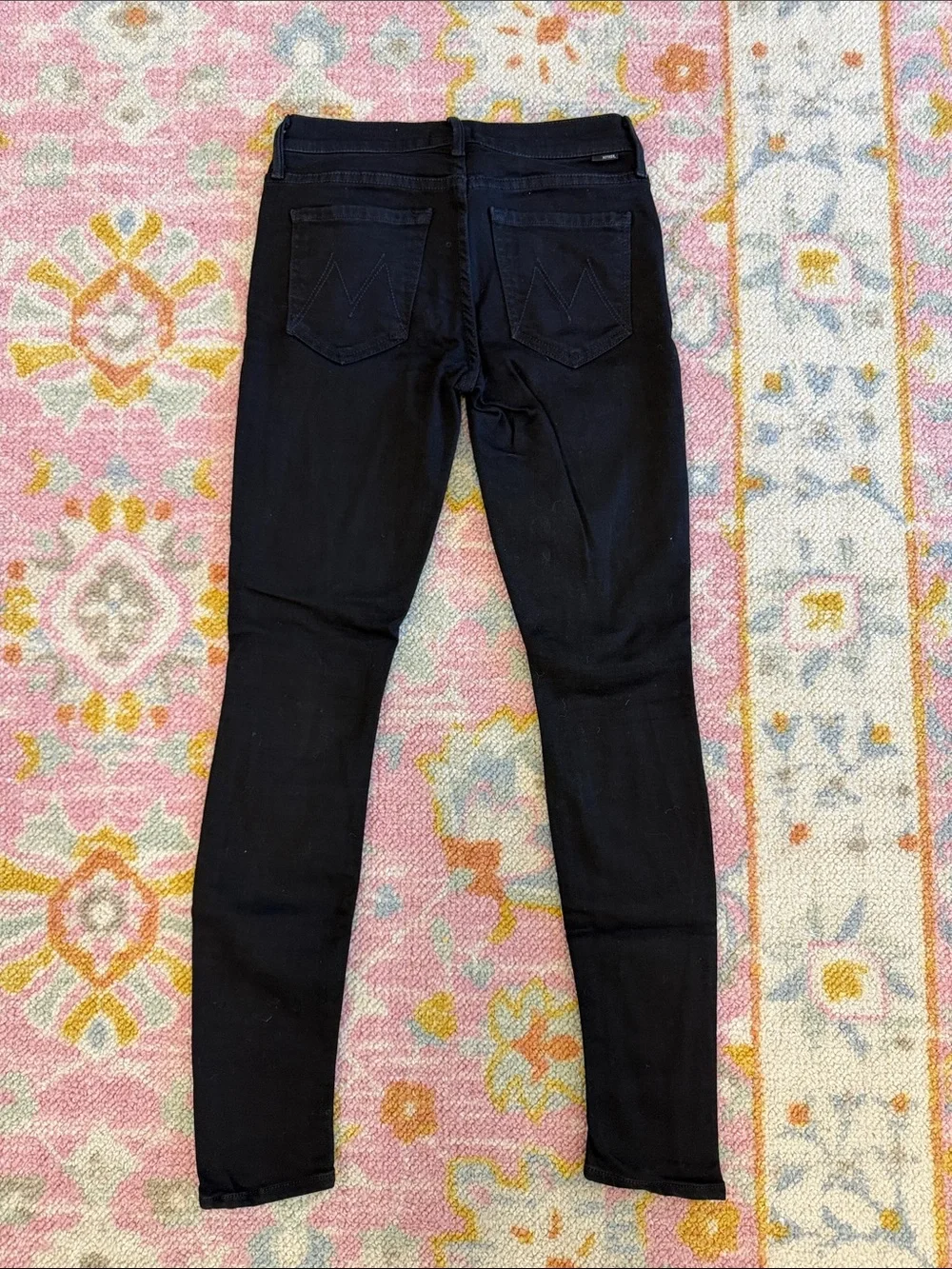 MOTHER Women's Black Skinny Jeans - Classic Stretch Fit